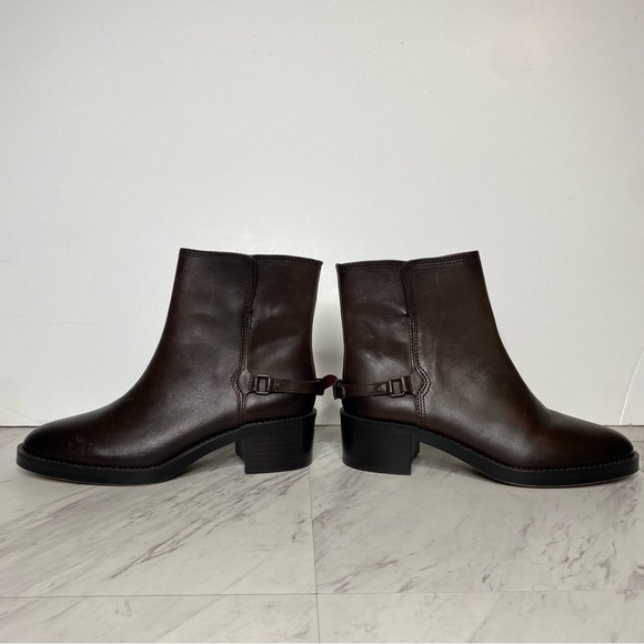 Franco Sarto Colt Brown Leather Bootie 9M - Picture 7 of 14